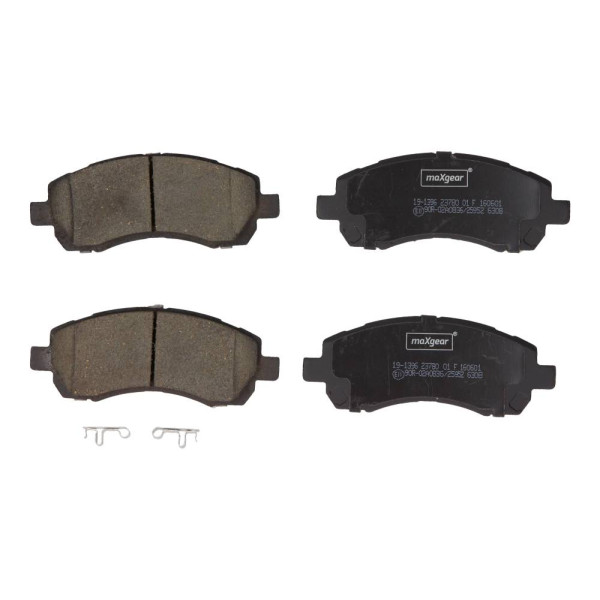 MAXGEAR KLOCKI HAMULCOWE SUBARU PRZÓD IMPREZA 92-00/LEGACY 94-