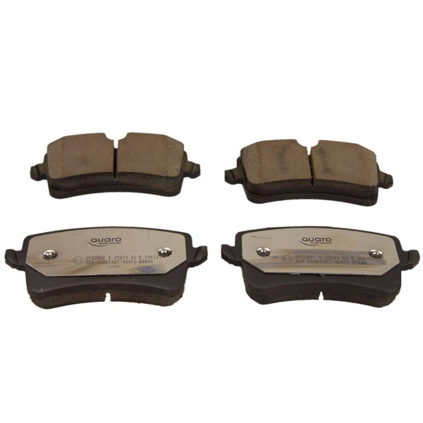 QUARO KLOCKI HAMULCOWE VW TYŁ A6/A7 11- TARCZA 330MM SILVER CERAMIC