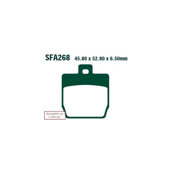 EBC KLOCKI HAMULCOWE MOTO YAMAHA NS 50 AEROX-R NAKED (1PL1) (13-14)