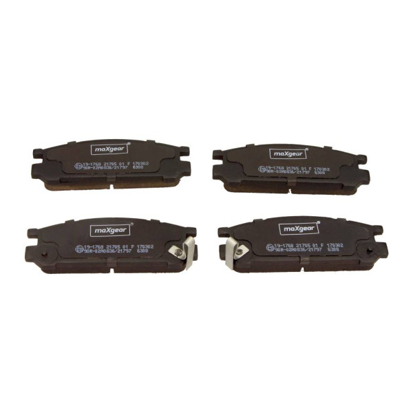 MAXGEAR KLOCKI HAMULCOWE SUBARU TYŁ LEGACY 90-