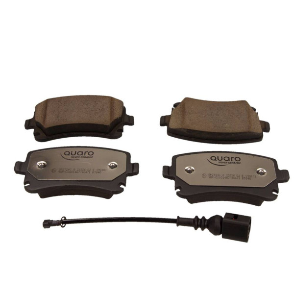 QUARO KLOCKI HAMULCOWE VW TYŁ A4/A6/A8/T5 Z CZUJNIKIEM SILVER CERAMIC