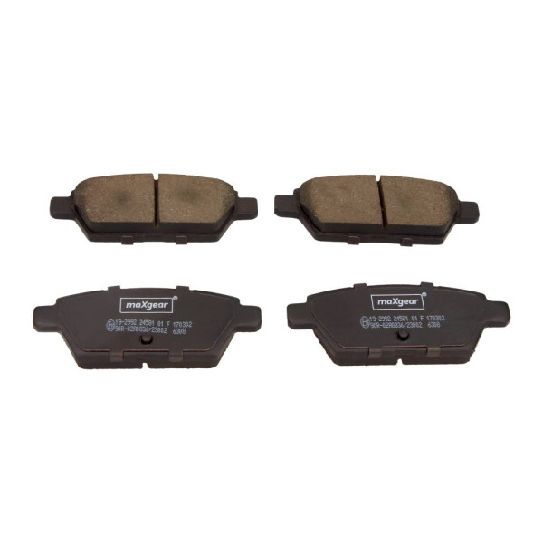 MAXGEAR KLOCKI HAMULCOWE MAZDA TYŁ 6 2,3 02-07