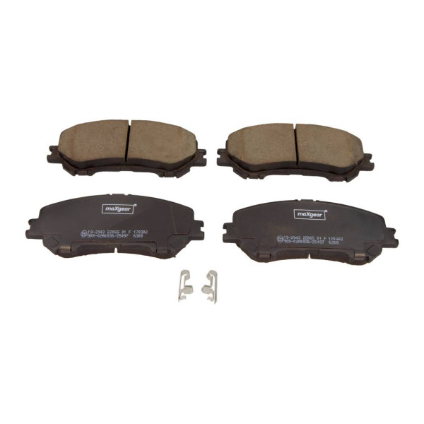 MAXGEAR KLOCKI HAMULCOWE NISSAN PRZÓD QASHQAI 13-
