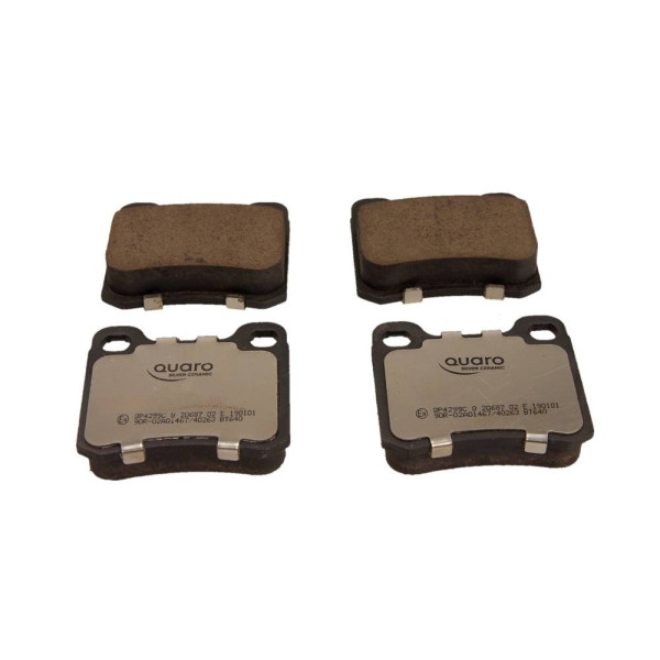 QUARO KLOCKI HAMULCOWE MERCEDES TYŁ W124/201 SILVER CERAMIC