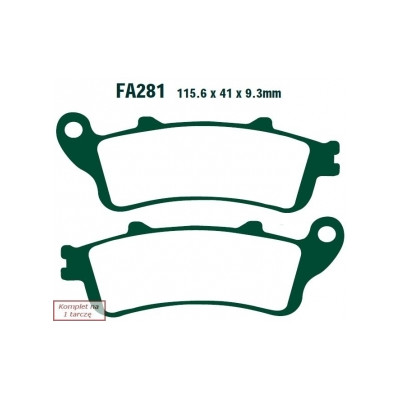 EBC KLOCKI HAMULCOWE MOTO HONDA FJS 600 SILVERWING (BEZ ABS) (01-06)