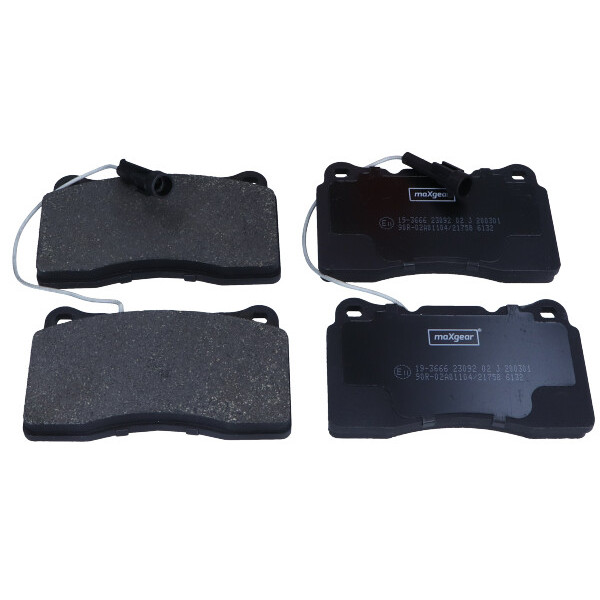 MAXGEAR KLOCKI HAMULCOWE ALFA PRZÓD 147/156/GT 3,2 GTA 02-10 Z CZUJNIKIEM