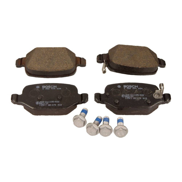 BOSCH KLOCKI HAMULCOWE FIAT TYŁ 500L 0,9-1,4/1,3-1,6D 12-