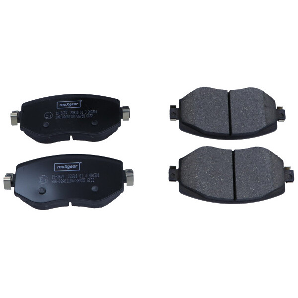 MAXGEAR KLOCKI HAMULCOWE RENAULT PRZÓD MEGANE 1,2 TCE/1,5 DCI 15-
