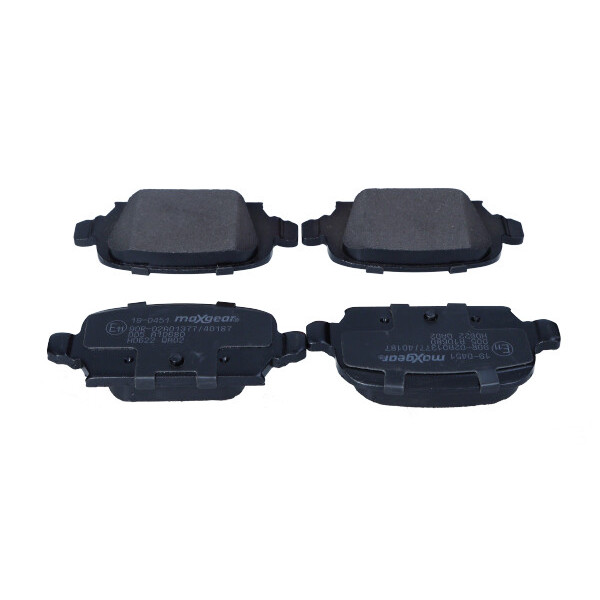 MAXGEAR KLOCKI HAMULCOWE OPEL TYŁ CORSA C
