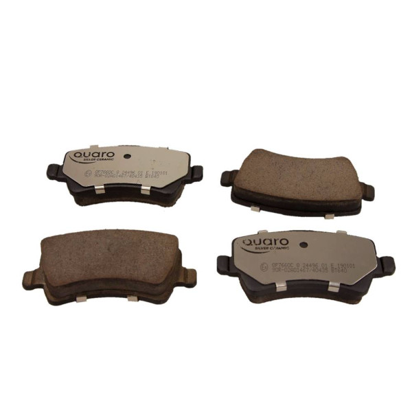 QUARO KLOCKI HAMULCOWE VOLVO TYŁ V70/S80/XC70/XC60/FORD/EVOQUE SILVER CERAMIC