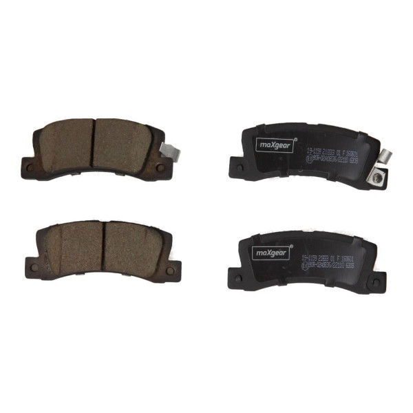 MAXGEAR KLOCKI HAMULCOWE TOYOTA TYŁ AVENSIS 97-01/COROLLA E11 -01/CAMRY 01-