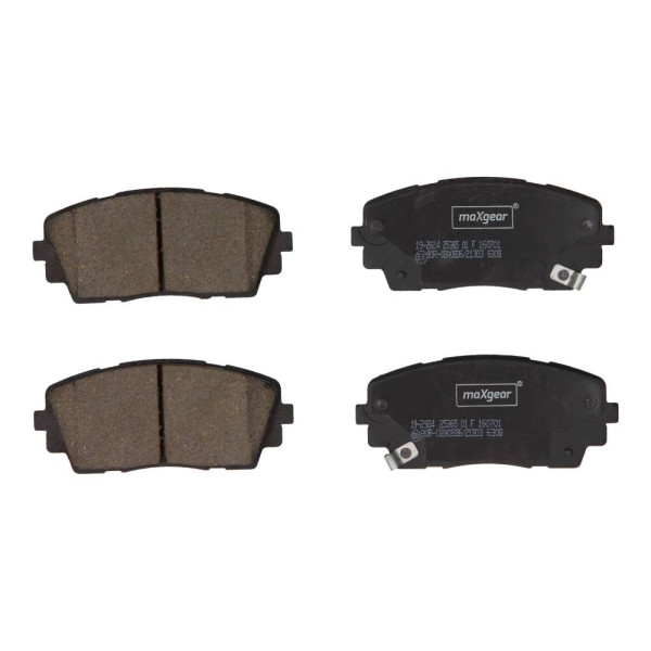MAXGEAR KLOCKI HAMULCOWE KIA PRZÓD PICANTO 11-