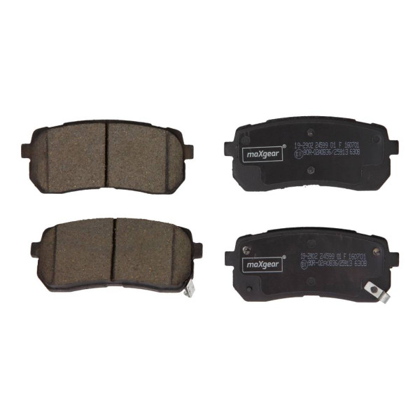 MAXGEAR KLOCKI HAMULCOWE KIA TYŁ CARNIVAL 05-/IX55 08-/H1 08-