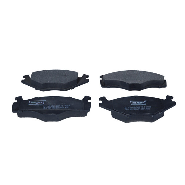 MAXGEAR KLOCKI HAM. VW P. GOLF/JETTA/PASSAT 83-92 NIESYMENTRYCZNE GR. 19MM