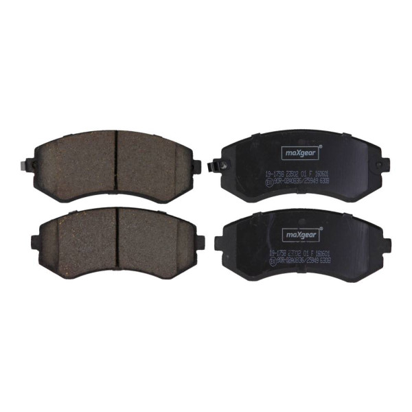 MAXGEAR KLOCKI HAMULCOWE NISSAN PRZÓD ALMERA 98-/T. PATROL 97-