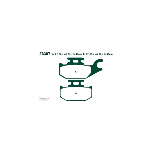 EBC KLOCKI HAMULCOWE MOTO CAN AM COMMANDER MAX 1000 - XT/DPS (14)