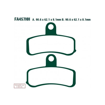 EBC KLOCKI HAM. MOTO.  HARLEY DAVIDSON® FLSTFB FAT BOY SPECIAL/LO (10-13)