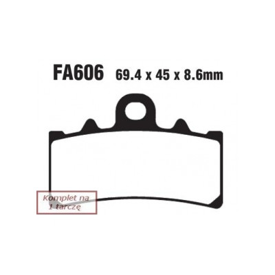 EBC KLOCKI HAM. MOTO. KTM DUKE 125