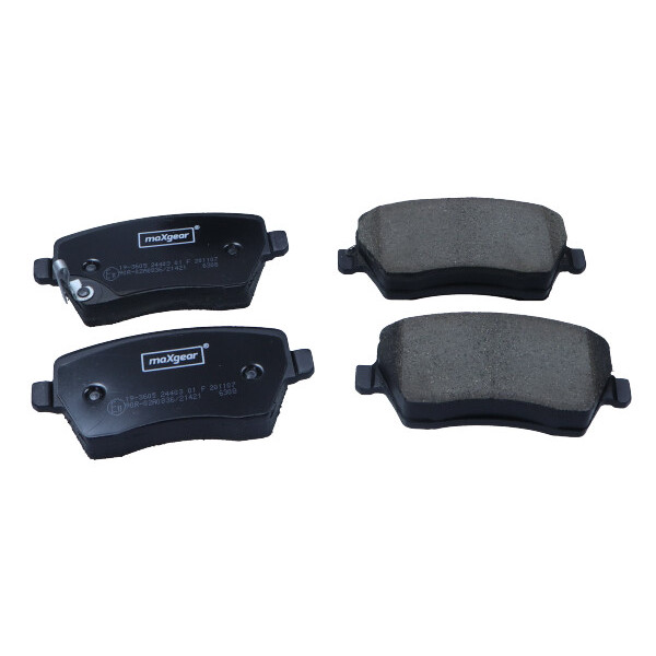 MAXGEAR KLOCKI HAMULCOWE NISSAN PRZÓD MICRA/NOTE 1,2/1,5 DCI 10-