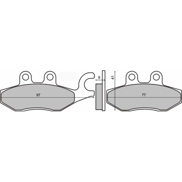 RMS KLOCKI HAM. MOTO. PIAGGIO X9 EVOLUTION 250CC