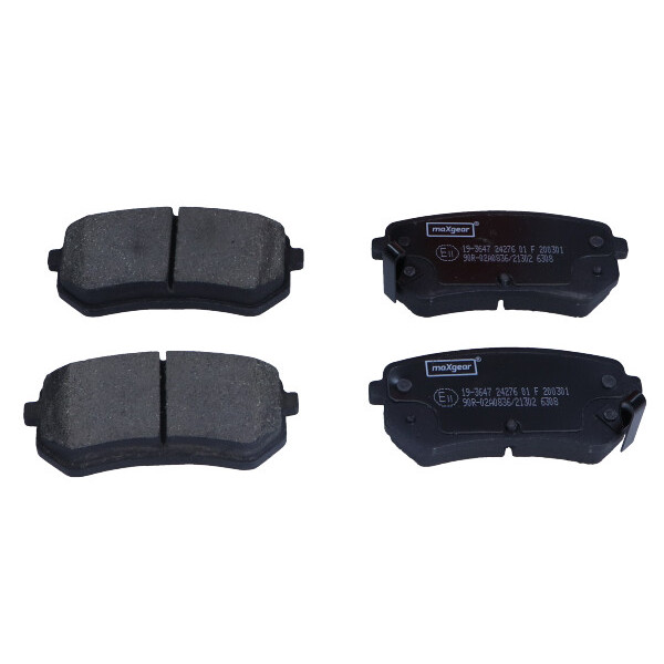 MAXGEAR KLOCKI HAMULCOWE KIA TYŁ PICANTO 1,0-1,2 11-