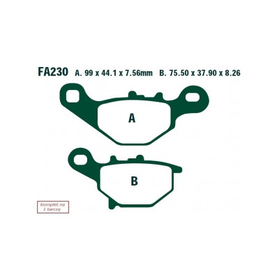 EBC KLOCKI HAMULCOWE MOTO SUZUKI DR-Z 125 (03-13)