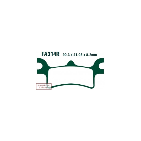 EBC KLOCKI HAMULCOWE MOTO POLARIS (ATV) 250 TRAIL BLAZER (05-06)