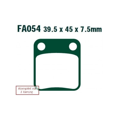 EBC KLOCKI HAMULCOWE MOTO. SUZUKI TS 250 (85-89)/ DR 125 (85-94)/ DR 125 (99-01)