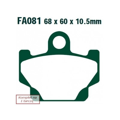 EBC KLOCKI HAMULCOWE MOTO YAMAHA DT 80 LC (37A) (81-84)