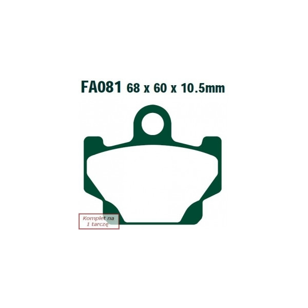 EBC KLOCKI HAMULCOWE MOTO YAMAHA DT 80 LC (37A) (81-84)