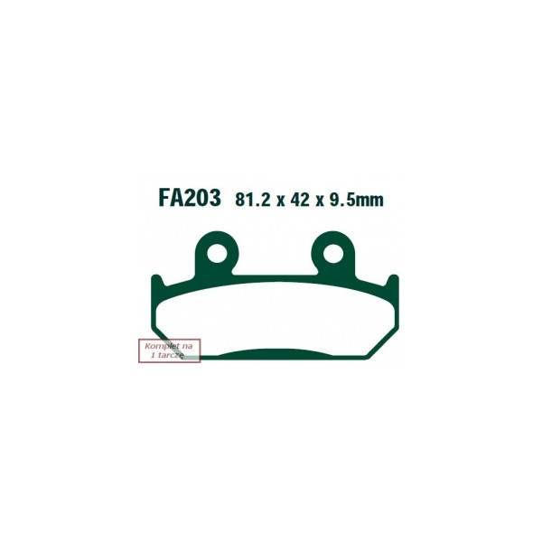 EBC KLOCKI HAMULCOWE MOTO HONDA CBR 600 FM/FN/FP/FR (91-94)