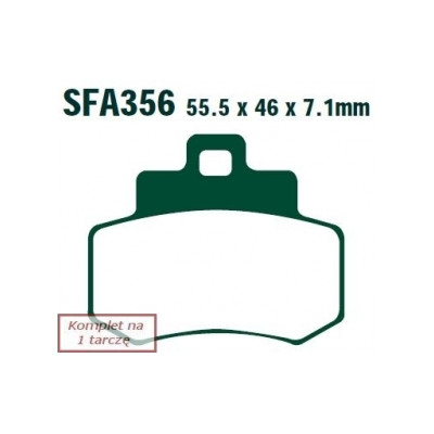 EBC KLOCKI HAM. MOTO. KYMCO GRAND DINK 250 (S400) (01-06)