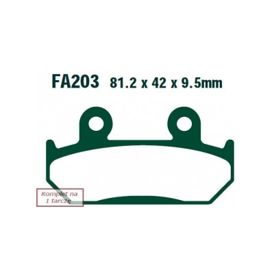 EBC KLOCKI HAM. MOTO.  HONDA CBR 600 (91-94)