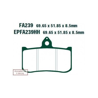 EBC KLOCKI HAMULCOWE MOTO HONDA ROAD RACING RS 125 (95-03)