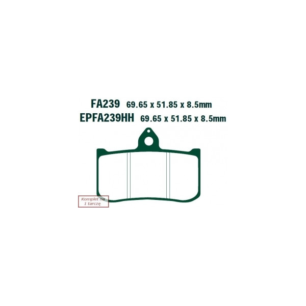 EBC KLOCKI HAMULCOWE MOTO HONDA ROAD RACING RS 125 (95-03)