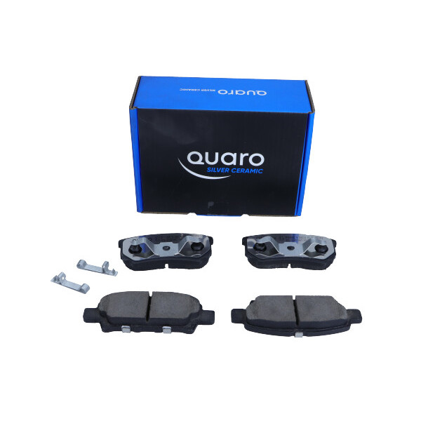QUARO KLOCKI HAMULCOWE MITSUBISHI TYŁ OUTLANDER 03-/LANCER 08-/JEEP SILVER CERAMIC