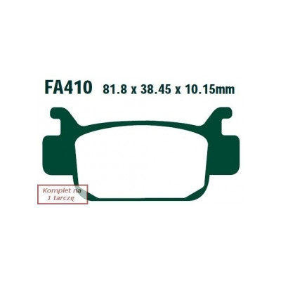 EBC KLOCKI HAMULCOWE MOTO HONDA TRX 500 FOURTRAX FOREMAN - AUTO (05-11)