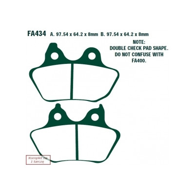 EBC KLOCKI HAMULCOWE MOTO HARLEY DAVIDSON® FLSTF/FLSTFI FAT BOY (07)