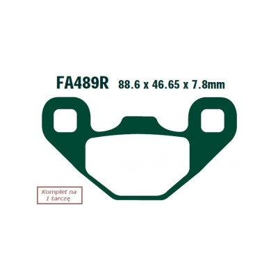 EBC KLOCKI HAMULCOWE MOTO POLARIS RZR 170 RANGER (09-14)