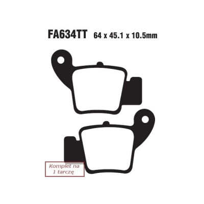 EBC KLOCKI HAM. MOTO. AJP PR3 125 ENDURO (12-14)
