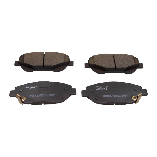 MAXGEAR KLOCKI HAMULCOWE TOYOTA PRZÓD AVENSIS 09-10 2,2D4D