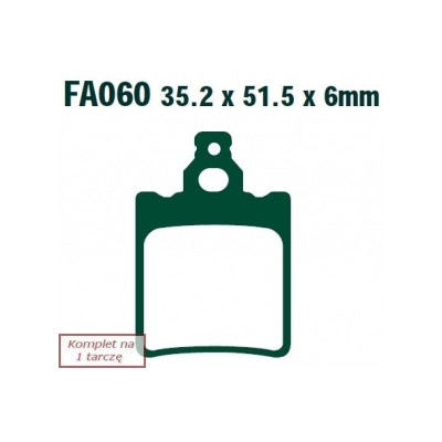 EBC KLOCKI HAM. MOTO.  KEEWAY TX 50 (10-12) GILERA RV 50 NGR (88) APRILIA RS 50 (93-98)