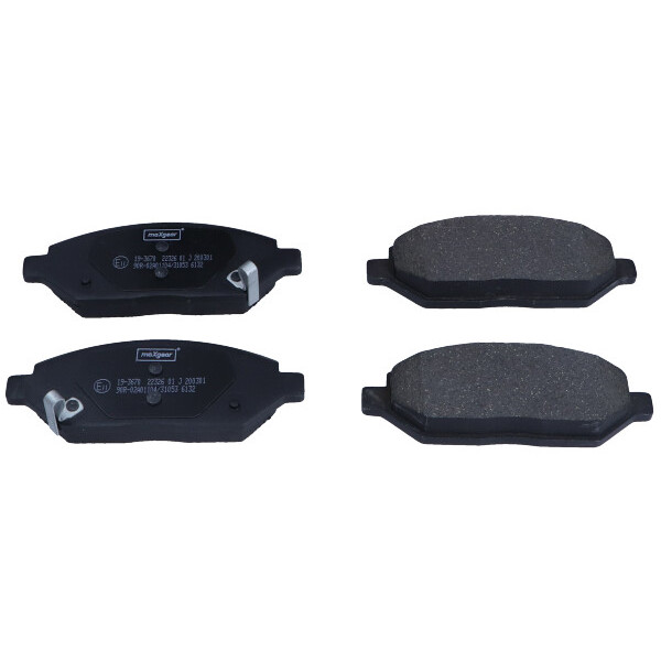 MAXGEAR KLOCKI HAMULCOWE OPEL PRZÓD KARL 1,0 15-
