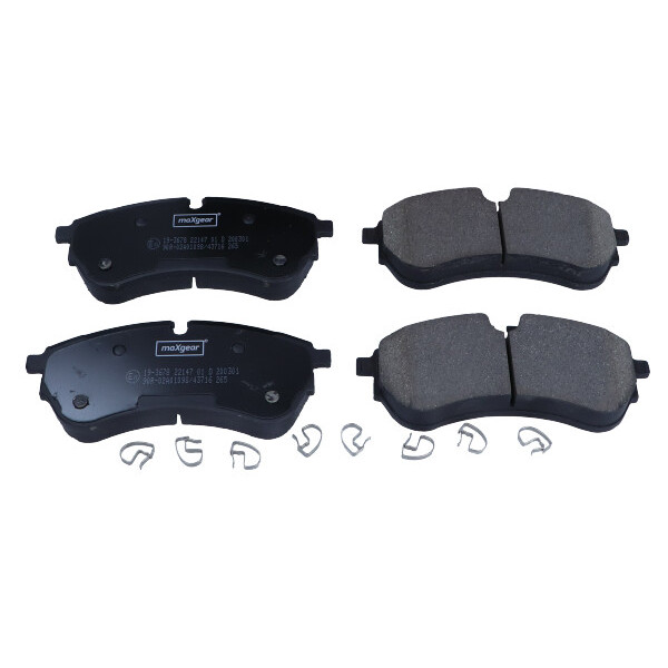 MAXGEAR KLOCKI HAM. VW P. CRAFTER 2,0 TDI 16-/MAN TGE 16- 163,6X67MM