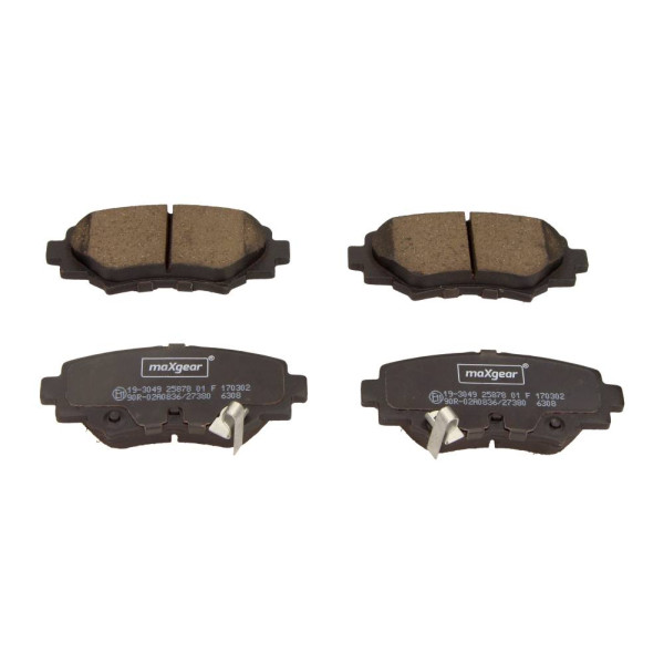 MAXGEAR KLOCKI HAMULCOWE MAZDA TYŁ 3 1,5-2,2D 13-