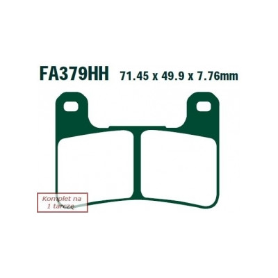 EBC KLOCKI HAM. MOTO. SUZUKI GSXR 750 (04-05)/  GSXR 1000 (05-06) / GSX 1300 HAYABUSA (08-12)