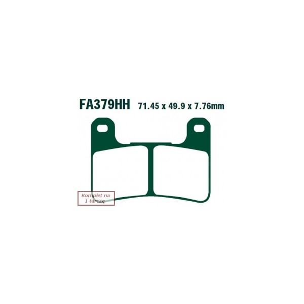 EBC KLOCKI HAM. MOTO. SUZUKI GSXR 750 (04-05)/  GSXR 1000 (05-06) / GSX 1300 HAYABUSA (08-12)