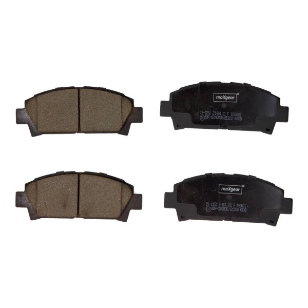 MAXGEAR KLOCKI HAMULCOWE TOYOTA PRZÓD AVENSIS 97-/CARINA E 94-