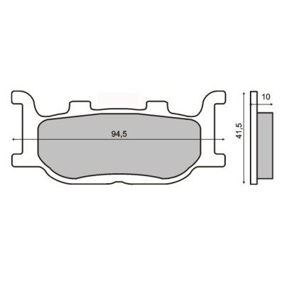 KLOCKI HAM. MOTO. YAMAHA YP 250 MAJESTY (96-98)/ YP 250 MAJESTY (00-03)