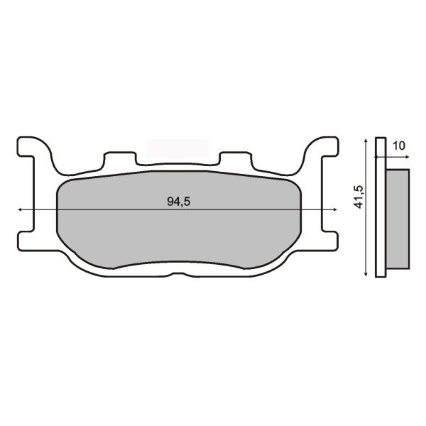 KLOCKI HAM. MOTO. YAMAHA YP 250 MAJESTY (96-98)/ YP 250 MAJESTY (00-03)
